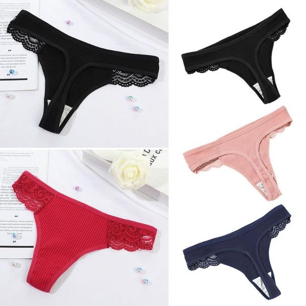 women's panties comfortable solid color women ladies thong g-string pants cotton low waist underwear lace edge lingerie, Black;pink
women's panties comfortable solid color women ladies thong g-string pants cotton low waist underwear lace edge lingerie, Black;pink