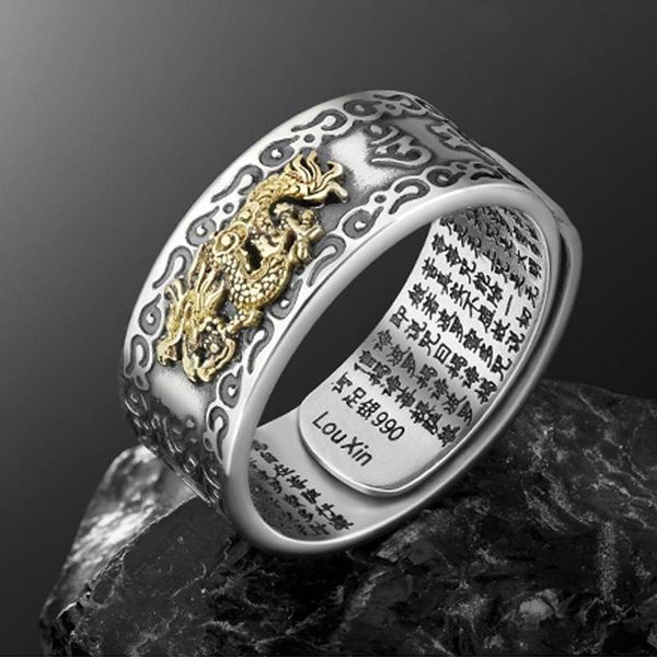 cluster rings pixiu ring feng shui amulet wealth lucky open adjustable buddhist jewelry for women men gift, Golden;silver
cluster rings pixiu ring feng shui amulet wealth lucky open adjustable buddhist jewelry for women men gift, Golden;silver