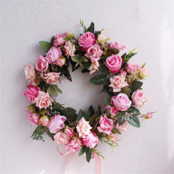 decorative flowers & wreaths fall decor simulation flower wreath farmhouse decoration artificial garland wall hanging ornaments deur krans1
decorative flowers & wreaths fall decor simulation flower wreath farmhouse decoration artificial garland wall hanging ornaments deur krans1