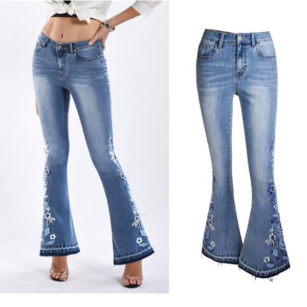 women's pants & capris flare washed horn jeans large size denim wide leg -selling floral embroidered trousers cotton, Black;white
women's pants & capris flare washed horn jeans large size denim wide leg -selling floral embroidered trousers cotton, Black;white