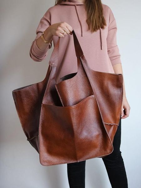 evening bags european and american style 2021 simple big bag soft leather large capacity shoulder portable tote
evening bags european and american style 2021 simple big bag soft leather large capacity shoulder portable tote