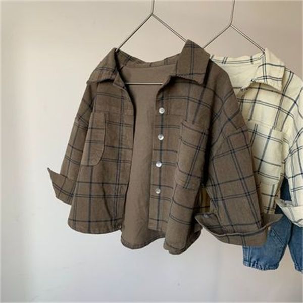 fall 2022 new products for boys and girls corduroy plaid long-sleeved shirt childrens loose casual fashion shirt, White;black
fall 2022 new products for boys and girls corduroy plaid long-sleeved shirt childrens loose casual fashion shirt, White;black