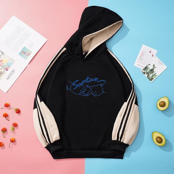 men's hoodies & sweatshirts seventeen kpop men's oversized hoodie women autumn winter fleece patchwork casual korean man hooded fan, Black
men's hoodies & sweatshirts seventeen kpop men's oversized hoodie women autumn winter fleece patchwork casual korean man hooded fan, Black