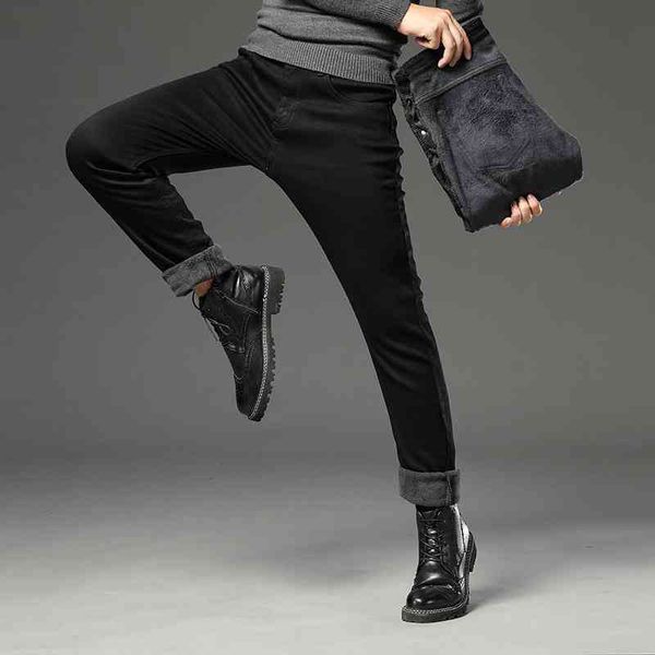 2021 autumn winter men's plush jeans korean slim fit elastic straight leg fashion warm brand casual, Blue
2021 autumn winter men's plush jeans korean slim fit elastic straight leg fashion warm brand casual, Blue