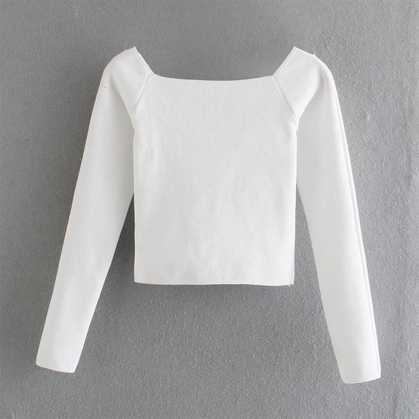 women fashion loose cropped sweaters knitted vintage straight collar long sleeve female pullovers streetwear, White;black
women fashion loose cropped sweaters knitted vintage straight collar long sleeve female pullovers streetwear, White;black