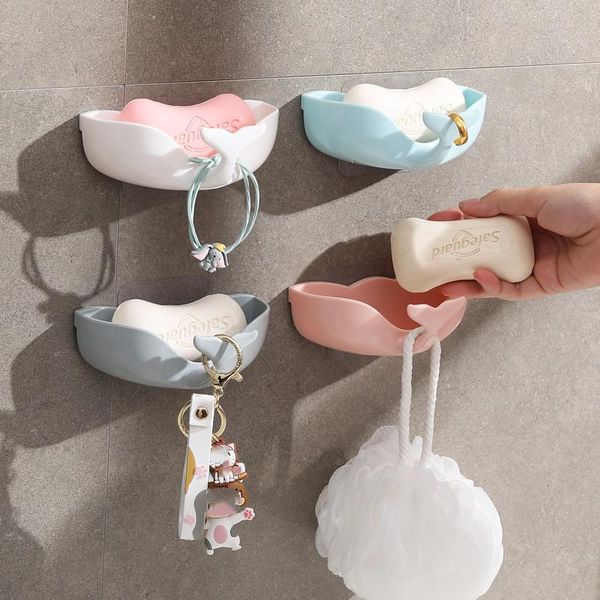soap dishes fishtail box plastic storage rack container hanging dish multifunctional hook creative seamless wall
soap dishes fishtail box plastic storage rack container hanging dish multifunctional hook creative seamless wall