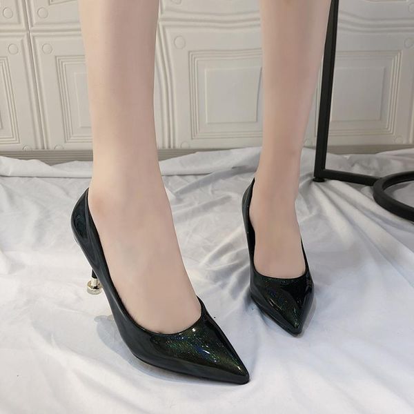 dress shoes 2021 spring women pointed professional fashion single female shallow mouth stiletto comfortable high heels w32-08, Black
dress shoes 2021 spring women pointed professional fashion single female shallow mouth stiletto comfortable high heels w32-08, Black