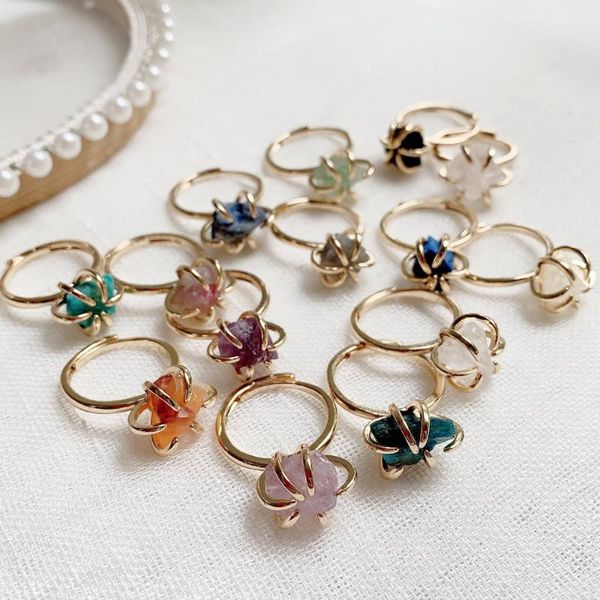 wedding rings natural crystal for women party jewelry flower agates fluorite amazonite rock quartz stone pink ring reiki, Slivery;golden
wedding rings natural crystal for women party jewelry flower agates fluorite amazonite rock quartz stone pink ring reiki, Slivery;golden