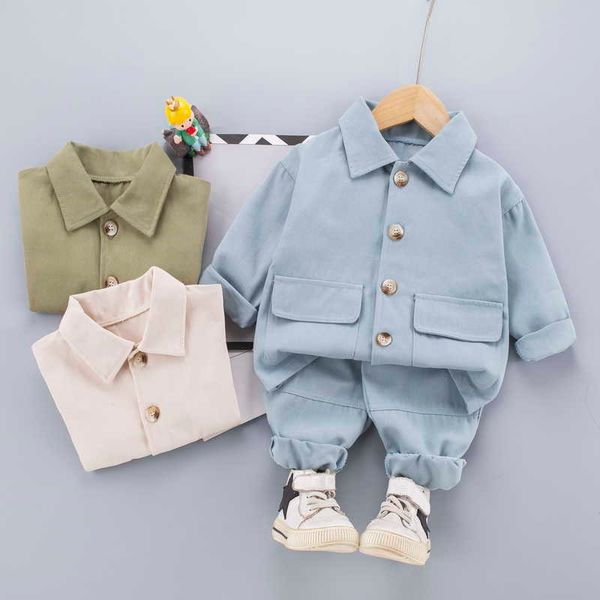 0-5 years spring boy clothing set casual fashion active solid coat + pant kid children baby toddler 210615, White
0-5 years spring boy clothing set casual fashion active solid coat + pant kid children baby toddler 210615, White