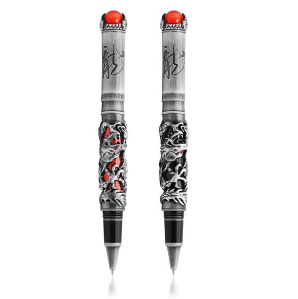 ballpoint pens jinhao ancient dragon king pearl carving embossing roller ball pen professional office stationery writing, Blue;orange
ballpoint pens jinhao ancient dragon king pearl carving embossing roller ball pen professional office stationery writing, Blue;orange