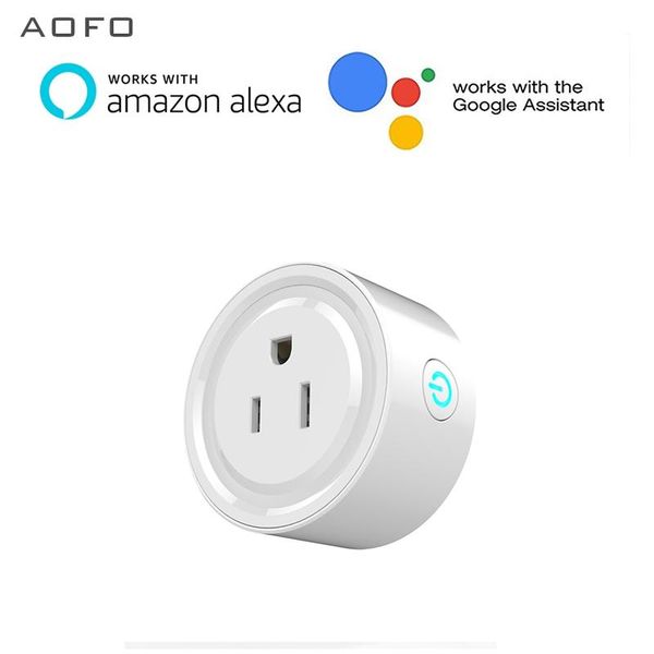 smart power plugs aofo plug compatible with alexa echo, wifi timer function app control on the phone, no hub required, 10a max
smart power plugs aofo plug compatible with alexa echo, wifi timer function app control on the phone, no hub required, 10a max
