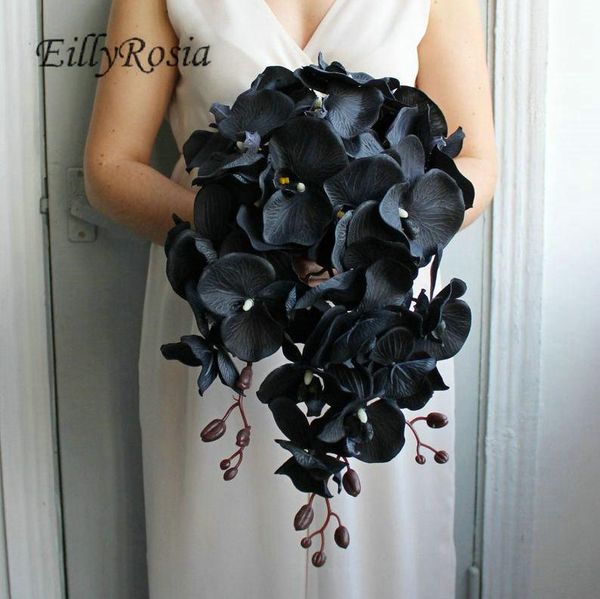 wedding flowers vintage waterfall gothic bouquet black phalaenopsis orchid handtied real pos cascading bridal for bride
wedding flowers vintage waterfall gothic bouquet black phalaenopsis orchid handtied real pos cascading bridal for bride