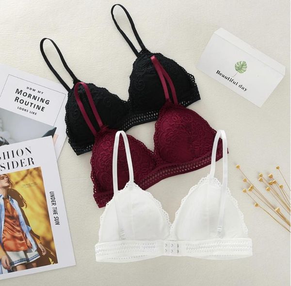 bras 1 pcs french style bralette seamless deep v lace bra wireless thin underwear lingerie soft push up for women, Red;black
bras 1 pcs french style bralette seamless deep v lace bra wireless thin underwear lingerie soft push up for women, Red;black
