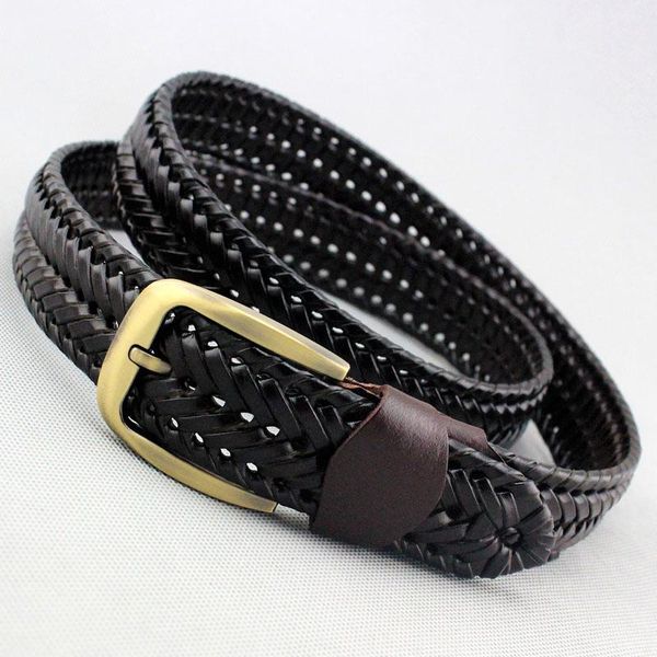 belts classical leather braided knitted long women and men belt suits all size big waist high quality, Black;brown
belts classical leather braided knitted long women and men belt suits all size big waist high quality, Black;brown