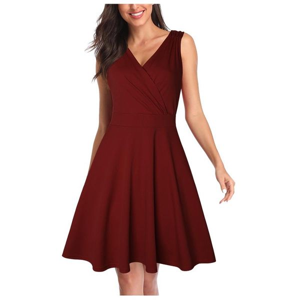 casual dresses summer women's dress 2021 party club sleeveless swing halter elegant vacation beach summer dress loose sundress, Black;gray
casual dresses summer women's dress 2021 party club sleeveless swing halter elegant vacation beach summer dress loose sundress, Black;gray
