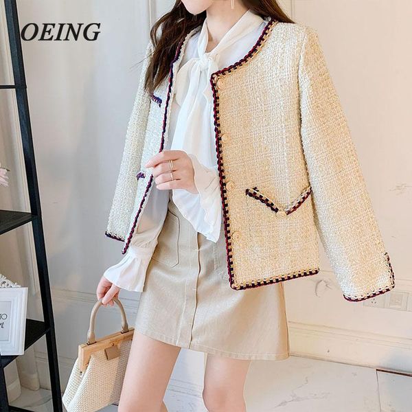 autumn and winter small fragrant tweed short coat fashion temperament man female women's jackets, Black;brown
autumn and winter small fragrant tweed short coat fashion temperament man female women's jackets, Black;brown