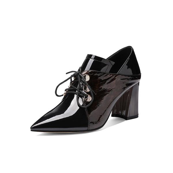dress shoes phoentin mixed colors women pumps high heels genuine leather lace up elegant female pointy deep mouth hoof ft1763, Black
dress shoes phoentin mixed colors women pumps high heels genuine leather lace up elegant female pointy deep mouth hoof ft1763, Black