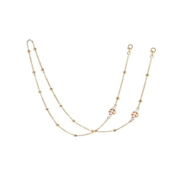 european and american wind beads with diamond pearl mask chain pendant bracket glasses multi-purpose necklace chains, Silver
european and american wind beads with diamond pearl mask chain pendant bracket glasses multi-purpose necklace chains, Silver