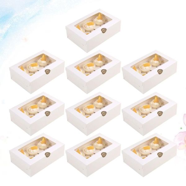 10pcs white paper packing boxes cupcake containers eco-friendly baking muffin small inserts cake holder cookie gift wrap
10pcs white paper packing boxes cupcake containers eco-friendly baking muffin small inserts cake holder cookie gift wrap