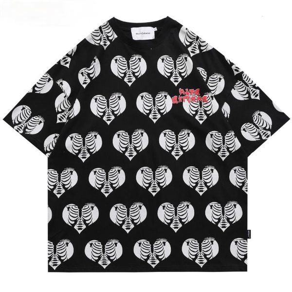 men's t-shirts men streetwear oversize t-shirt hip hop heart sternum letter print tshirt 2021 summer harajuku cotton loose short sleeve, White;black
men's t-shirts men streetwear oversize t-shirt hip hop heart sternum letter print tshirt 2021 summer harajuku cotton loose short sleeve, White;black