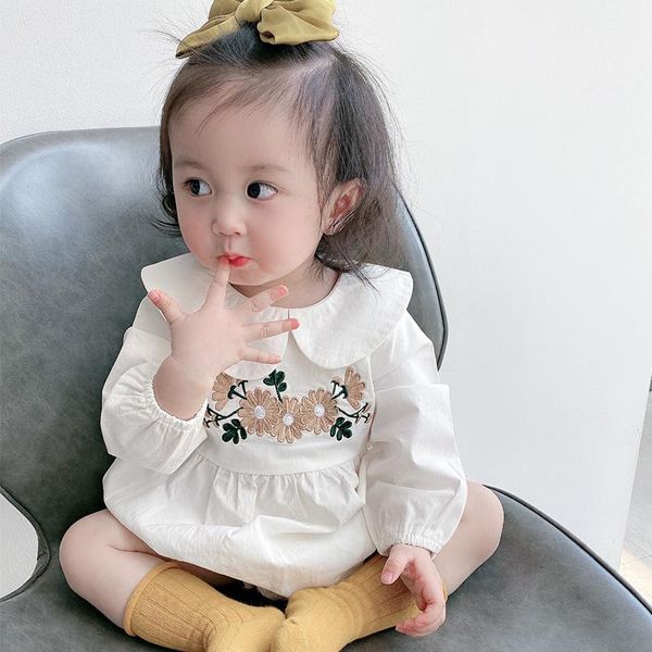 jumpsuits spring autumn baby romper born clothing for girls embroidery floral doll collar long sleeve sweet cute kids 2021, Blue
jumpsuits spring autumn baby romper born clothing for girls embroidery floral doll collar long sleeve sweet cute kids 2021, Blue