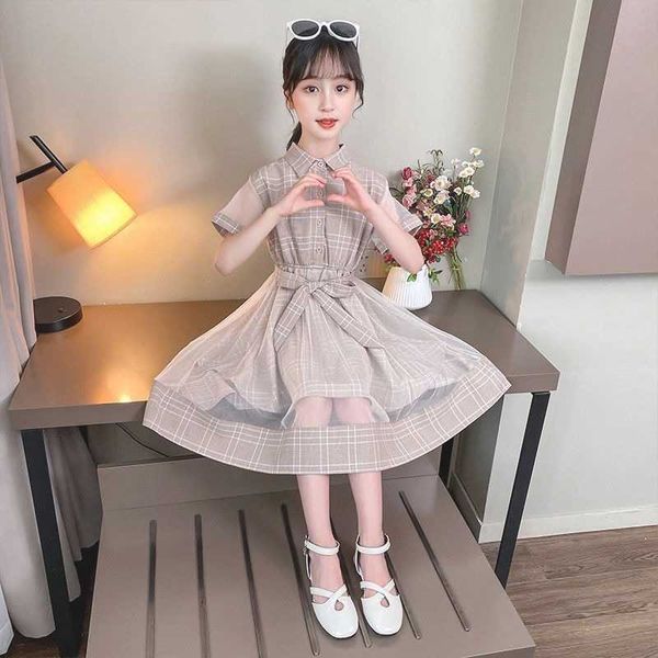 dress girls summer 2021 new children clothing small fresh lattice net yarn patchwork princess dress elegant girls casual dresses, Red;yellow
dress girls summer 2021 new children clothing small fresh lattice net yarn patchwork princess dress elegant girls casual dresses, Red;yellow