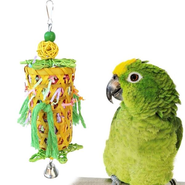 other bird supplies pet parrot chewing toy cage hanging woven rattan with bell paper strips 87ha
other bird supplies pet parrot chewing toy cage hanging woven rattan with bell paper strips 87ha