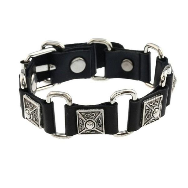 charm bracelets european and american jewelry wholesale vintage leather bracelet alloy punk rock style, Golden;silver
charm bracelets european and american jewelry wholesale vintage leather bracelet alloy punk rock style, Golden;silver