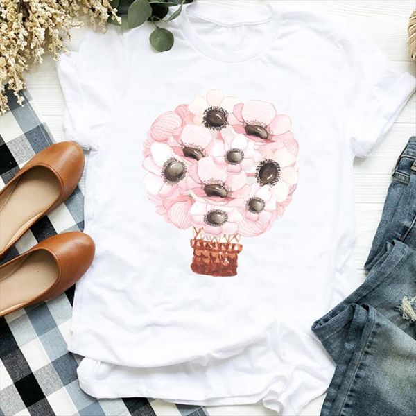 floral flower casual balloon womens t shirt 90s printing print tee clothes graphic, White
floral flower casual balloon womens t shirt 90s printing print tee clothes graphic, White