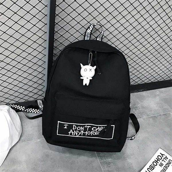 style harajuku canvas women backpack backpack doll pendant shoulder bag girl school backpack mochila bagpack 202211
style harajuku canvas women backpack backpack doll pendant shoulder bag girl school backpack mochila bagpack 202211