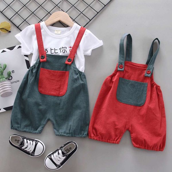 children's short sleeve suspender suit children's summer 1-3 cute baby korean two piece set, White
children's short sleeve suspender suit children's summer 1-3 cute baby korean two piece set, White