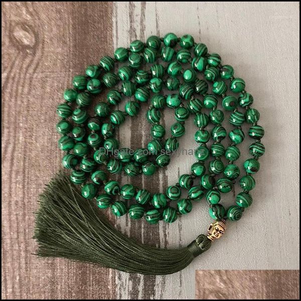 chains necklaces & pendants jewelry 108 green malachite with tassel hand knotted buddha prayer beads meditation necklace japa mala necklaces, Silver
chains necklaces & pendants jewelry 108 green malachite with tassel hand knotted buddha prayer beads meditation necklace japa mala necklaces, Silver