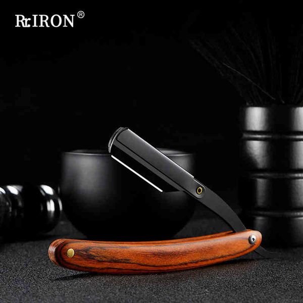 riron high-end manual folding beard shaving care with wooden handle barber men's replaceable blade razor
riron high-end manual folding beard shaving care with wooden handle barber men's replaceable blade razor
