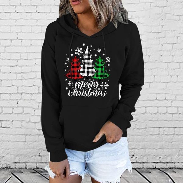 women's hoodies & sweatshirts christmas women hooded casual long sleeve blouse letter print pullover hoodie sweatshirt bluza damska, Black
women's hoodies & sweatshirts christmas women hooded casual long sleeve blouse letter print pullover hoodie sweatshirt bluza damska, Black
