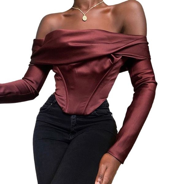 backless off shoulder crop women fashion zipper split long sleeve satin tight t shirt woman elegant white cropped 210414
backless off shoulder crop women fashion zipper split long sleeve satin tight t shirt woman elegant white cropped 210414
