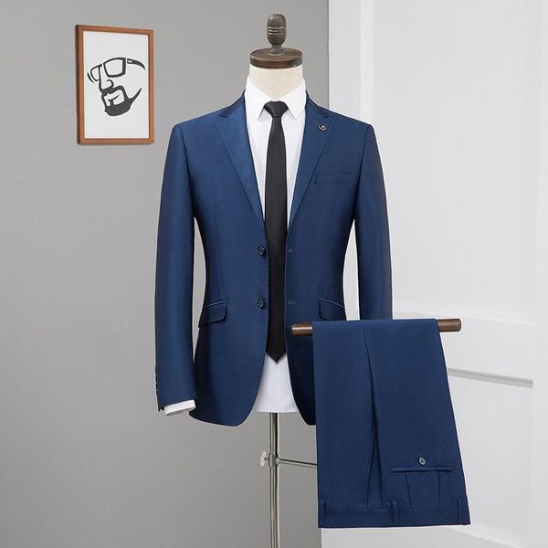 men's suit spring and autumn two-piece (jacket + pants) business casual slim formal banquet dress suits & blazers, White;black
men's suit spring and autumn two-piece (jacket + pants) business casual slim formal banquet dress suits & blazers, White;black