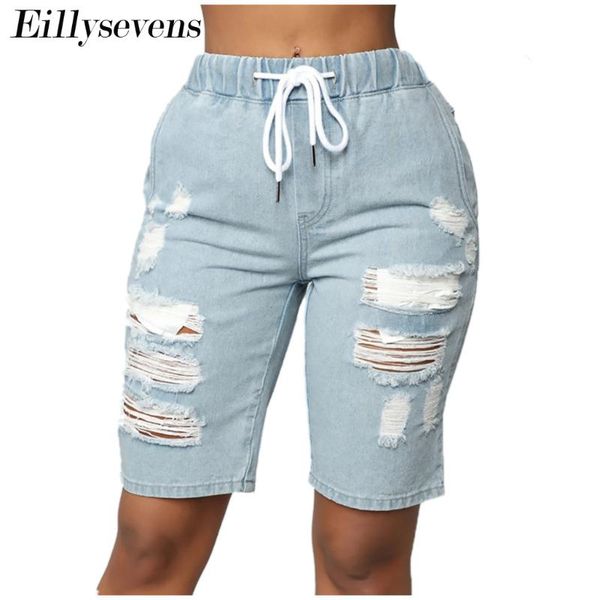 women's jeans women denim shorts bottoms knee length big loose elastic waist retro fashion casual for summer drop, Blue
women's jeans women denim shorts bottoms knee length big loose elastic waist retro fashion casual for summer drop, Blue