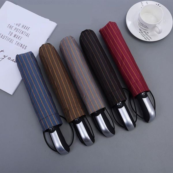 umbrellas striped large automatic windproof men's umbrella fashion folding ladies 10k black touch fabric
umbrellas striped large automatic windproof men's umbrella fashion folding ladies 10k black touch fabric