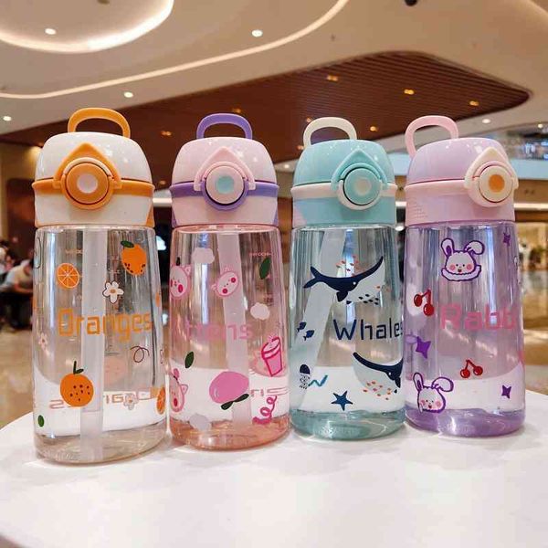summer new student lovely plastic simple girl portable tritan straw children's water cup
summer new student lovely plastic simple girl portable tritan straw children's water cup