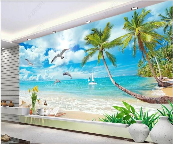 wallpapers 3d wallpaper custom po mural dolphin lovers seaside beach scenery living room decoration for walls in rolls
wallpapers 3d wallpaper custom po mural dolphin lovers seaside beach scenery living room decoration for walls in rolls
