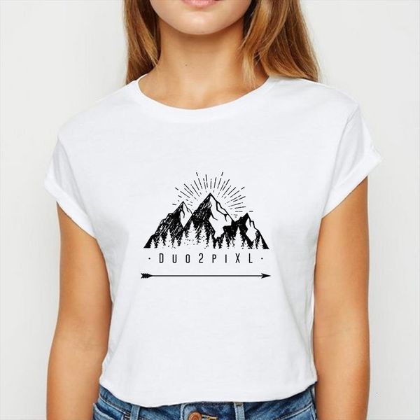 mountain oversize spring summer women t shirts vestidos prevalent printing design tee simple o collar, White
mountain oversize spring summer women t shirts vestidos prevalent printing design tee simple o collar, White