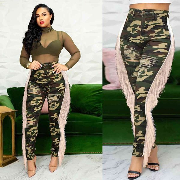 jean women high waist casual fashion camouflage pattern holes tassel on both sides skinny jeans street trend denim trousers, Blue
jean women high waist casual fashion camouflage pattern holes tassel on both sides skinny jeans street trend denim trousers, Blue