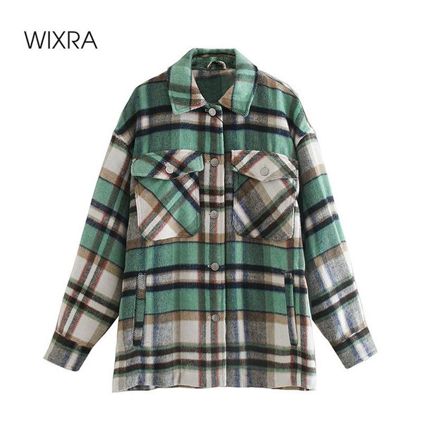 women's jackets wixra womens green plaid coat jacket pocket casual warm overcoats fashion outwear streetwear autumn winter, Black;brown
women's jackets wixra womens green plaid coat jacket pocket casual warm overcoats fashion outwear streetwear autumn winter, Black;brown