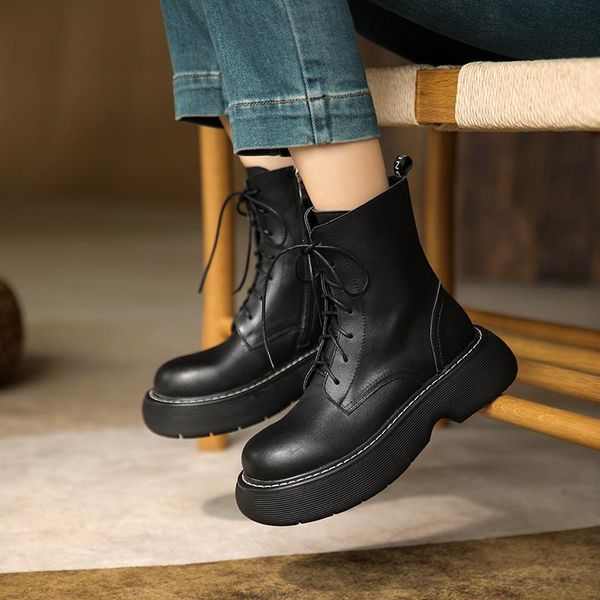 boots qzyerai designer women 2021 genuine leather motorcycle round heel winter shoes, Black
boots qzyerai designer women 2021 genuine leather motorcycle round heel winter shoes, Black