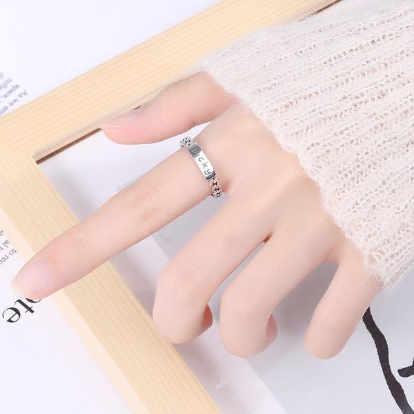 cluster rings keeper genuine 100% 925 sterling silver vintage classic lucky letter for women femme punk fine fashion jewelry gift, Golden;silver
cluster rings keeper genuine 100% 925 sterling silver vintage classic lucky letter for women femme punk fine fashion jewelry gift, Golden;silver