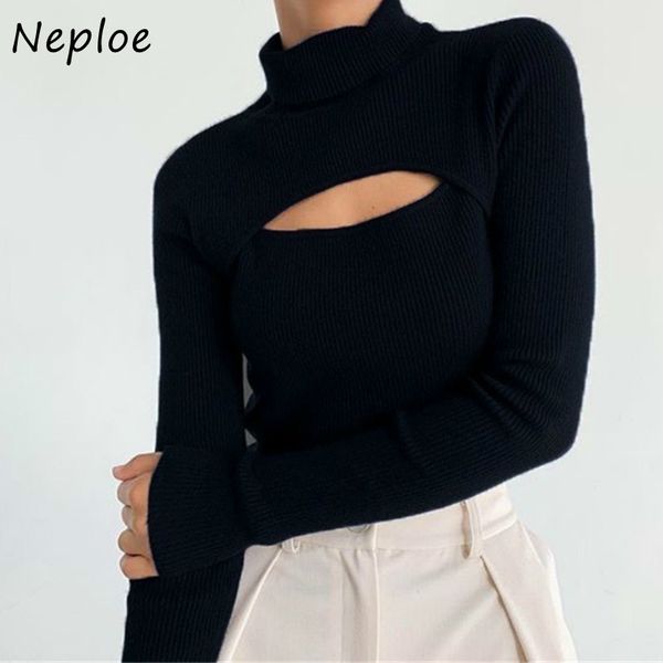 neploe o neck pullover long sleeve t shirt women hollow out design solid tees femme spring slim fit ladies 210510, White
neploe o neck pullover long sleeve t shirt women hollow out design solid tees femme spring slim fit ladies 210510, White