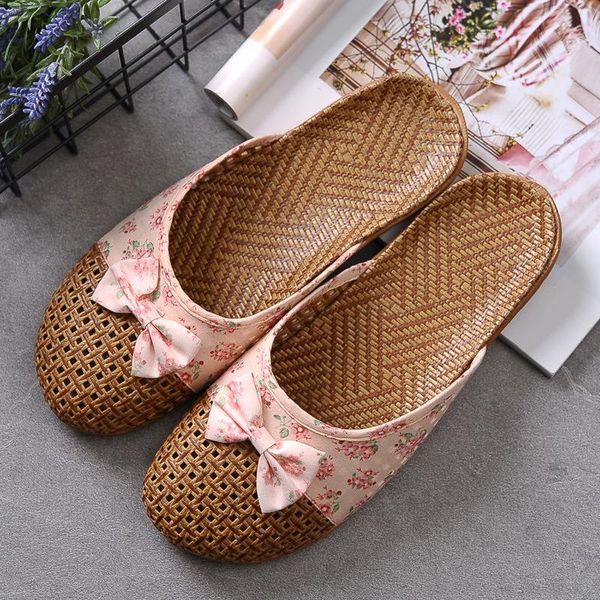 slippers women breathable flax indoor floral butterfly-knot linen home flat shoes ladies summer non-slip beach, Black
slippers women breathable flax indoor floral butterfly-knot linen home flat shoes ladies summer non-slip beach, Black