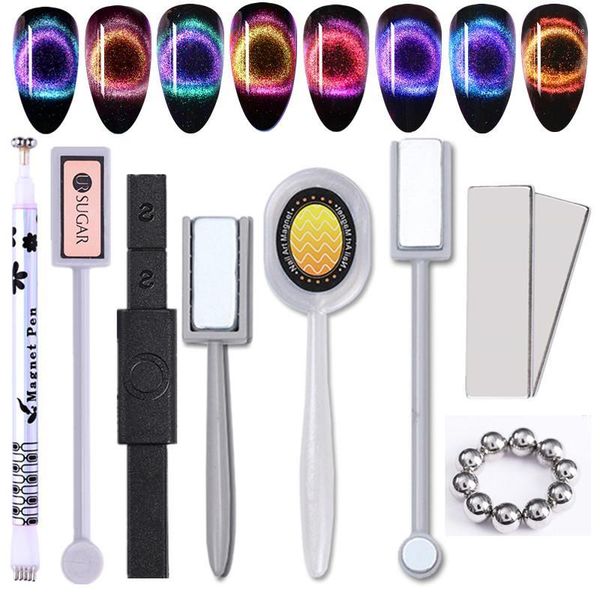 in 1 double headed nail art magnet stick 9d cat eyes for gel polish line strip effect strong magnetic pen tools1, Red;pink
in 1 double headed nail art magnet stick 9d cat eyes for gel polish line strip effect strong magnetic pen tools1, Red;pink