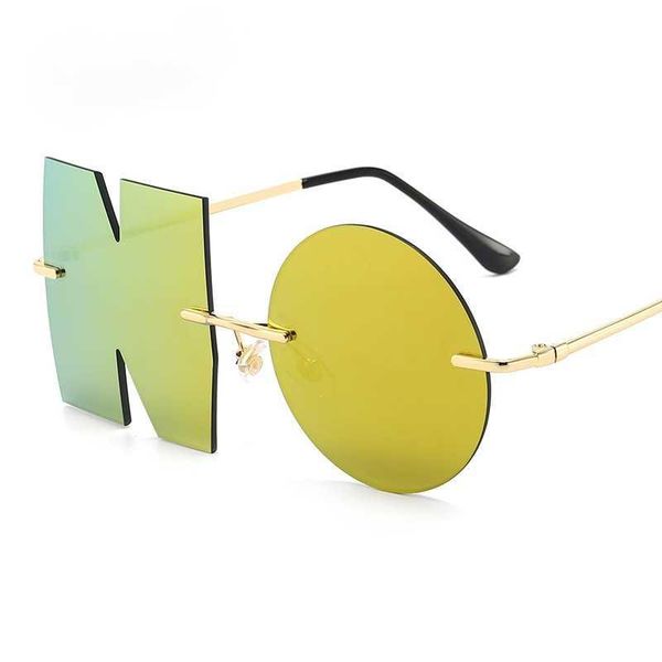 sunglasses rimless unique no women men personalized irregular metal sun glasses fashion fancy shades uv400 eyewear 2021, White;black
sunglasses rimless unique no women men personalized irregular metal sun glasses fashion fancy shades uv400 eyewear 2021, White;black