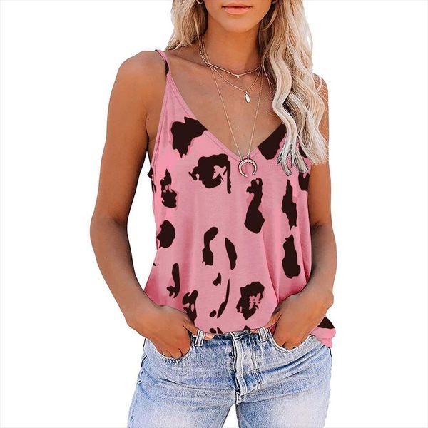 leopard print womens camis summer casual sleeveless strap loose t shirt fashion beach party pullover vest, White
leopard print womens camis summer casual sleeveless strap loose t shirt fashion beach party pullover vest, White
